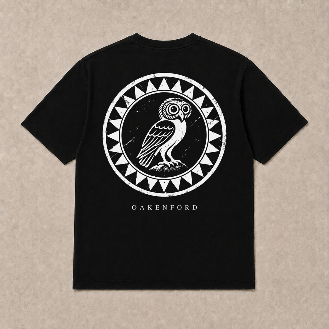 Owl Shield graphic T-shirt